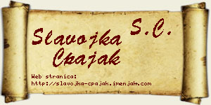 Slavojka Čpajak vizit kartica